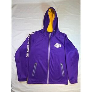 NBA LA Lakers  Full-Zip Jacket Men's LARGE-PURPLE, some wear, GIII sports